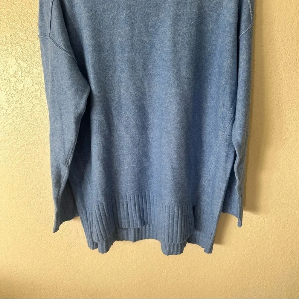 New free people Phoebe High-Low Tunic Sweater blue size XS